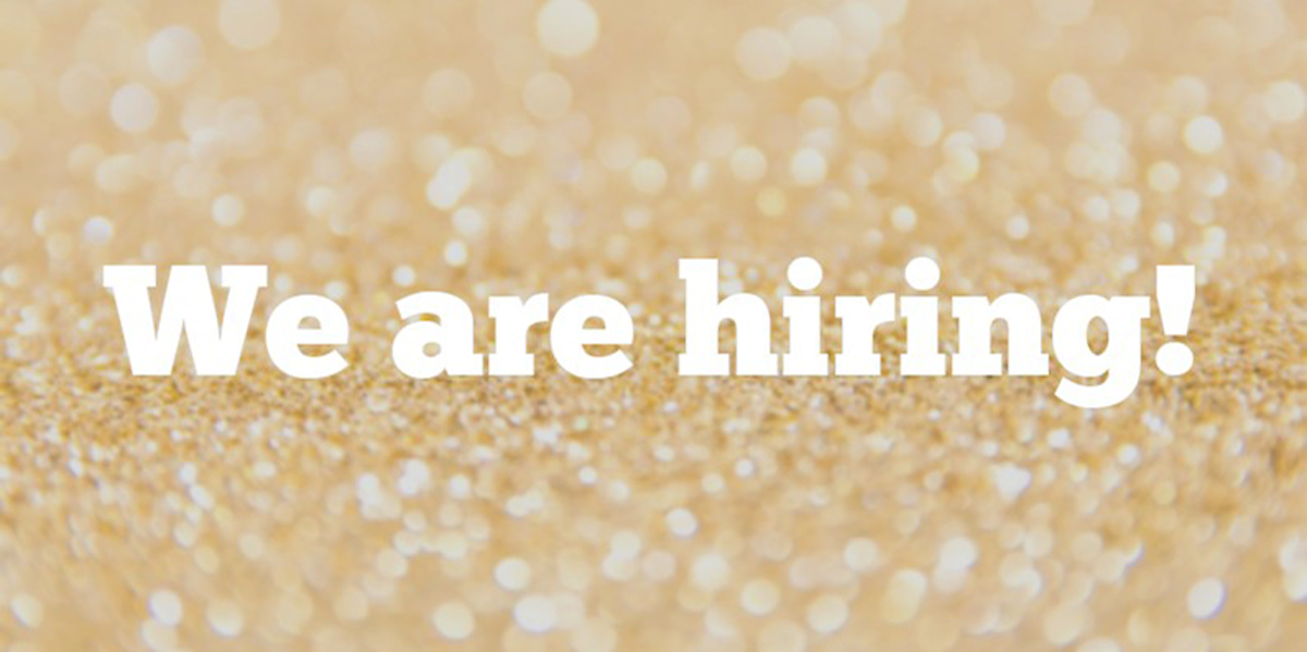 We are hiring!