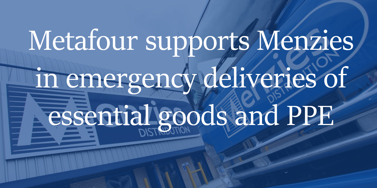 Metafour are part of the critical supply chain