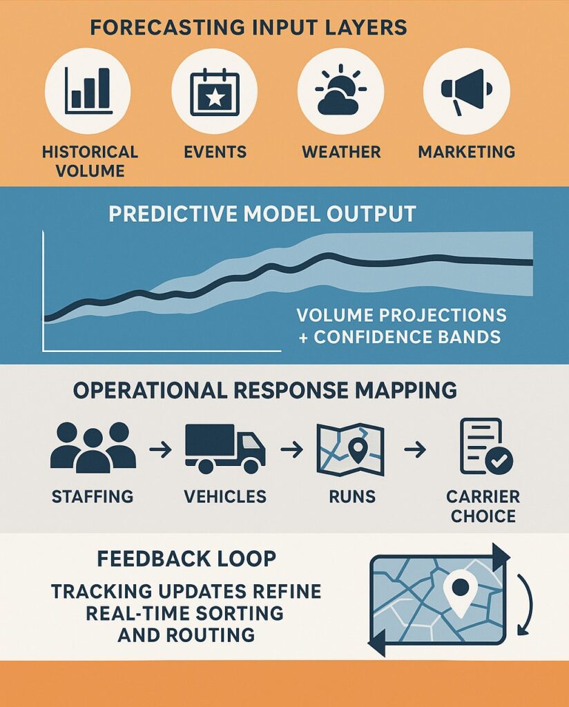 predictive capacity planning infographic